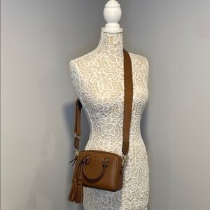Tory Burch Tan Leather Crossbody Bag